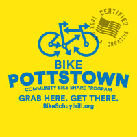 Bike Pottstown Bike Share Logo, Pottstown, PA